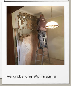 Vergrößerung Wohnräume