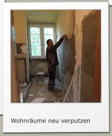 Wohnräume neu verputzen